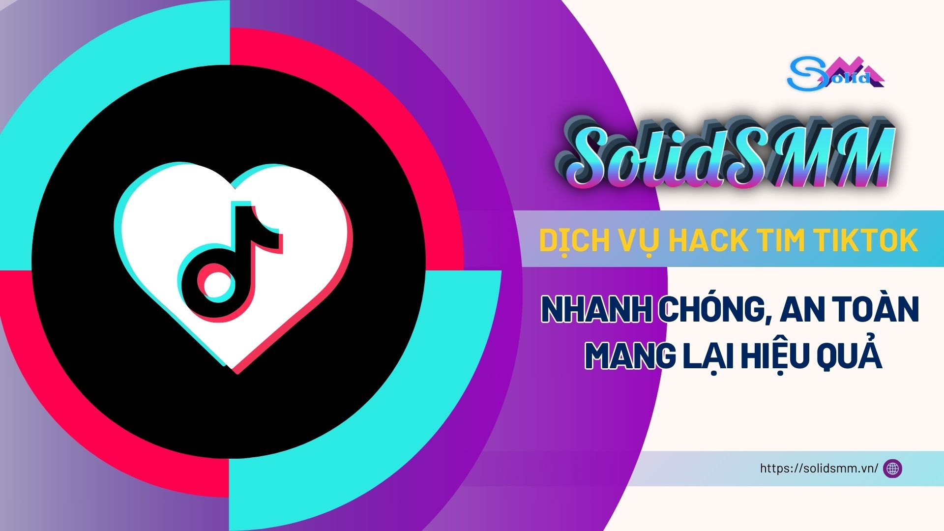 SolidSMM cung cấp dịch vụ hack tim TikTok nhanh chóng, an toàn mang lại hiệu quả